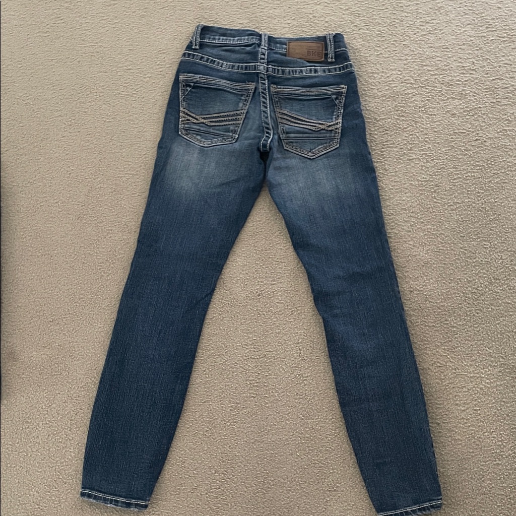 Buckle Bke Kids Dark Wash Jeans
